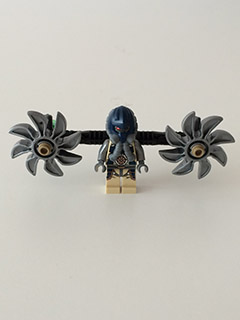 LEGO Minifigure-Psyclone with Parachute Backpack and Attachments-Ultra Agents-UAGT008-Creative Brick Builders